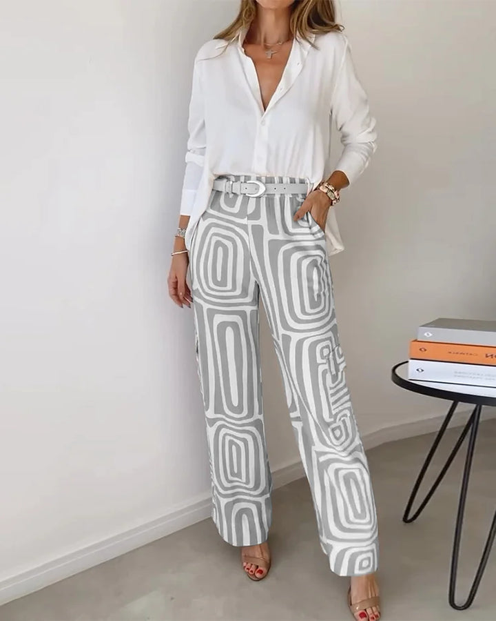 Brynn™ | Ensemble Chemise et Pantalon Pratique