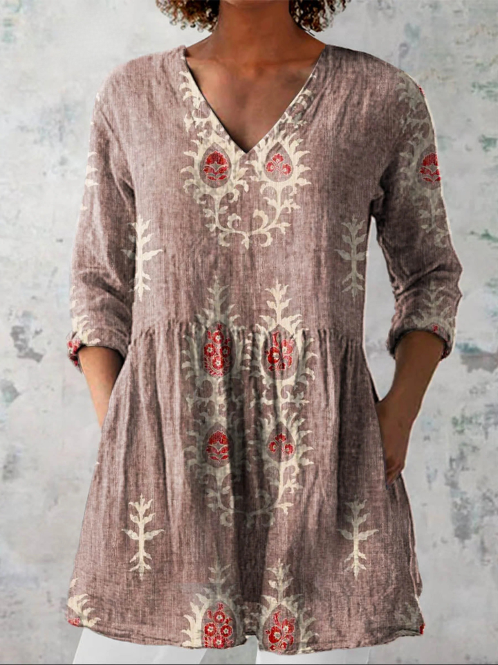 Maeve | Chemise Longue à Col en V