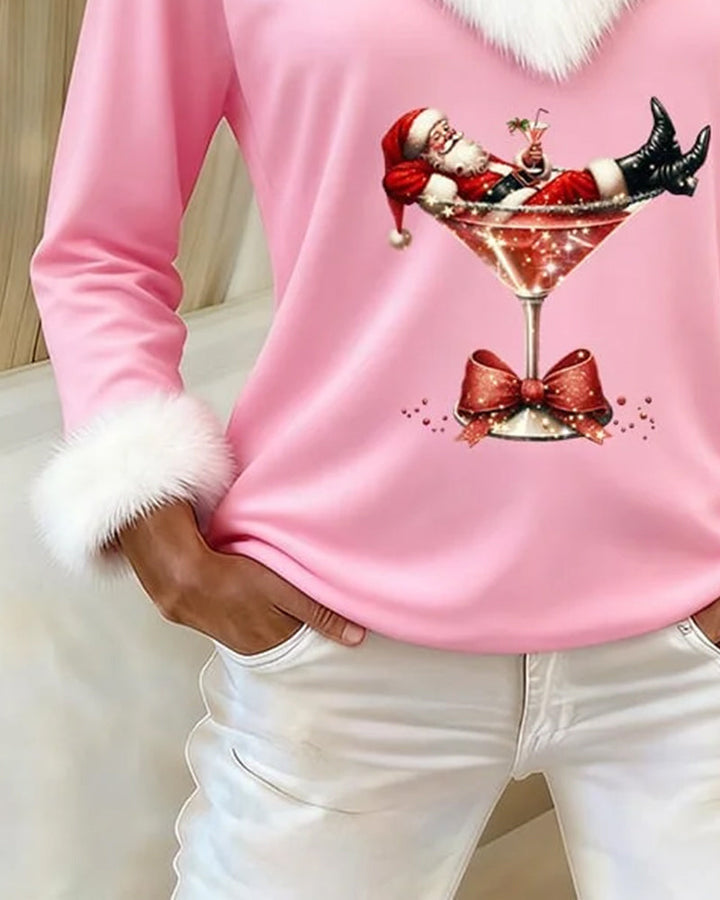 Zina | Luxe Santa Plush Top