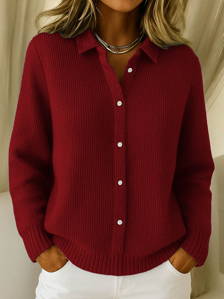 Elaine | Classic Button-Up Knit Cardigan