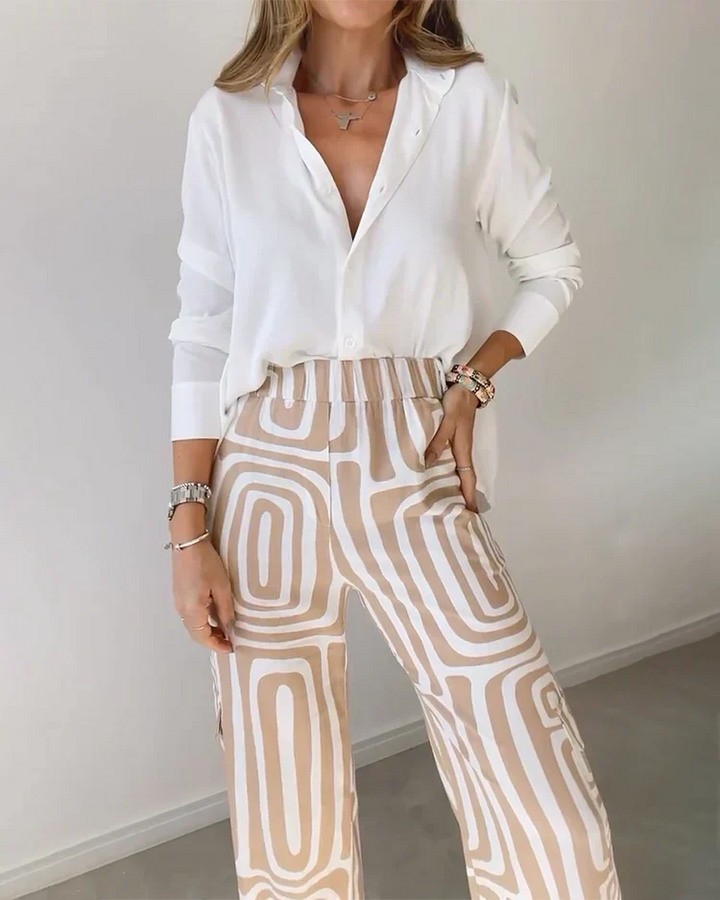 Brynn™ | Ensemble Chemise et Pantalon Pratique