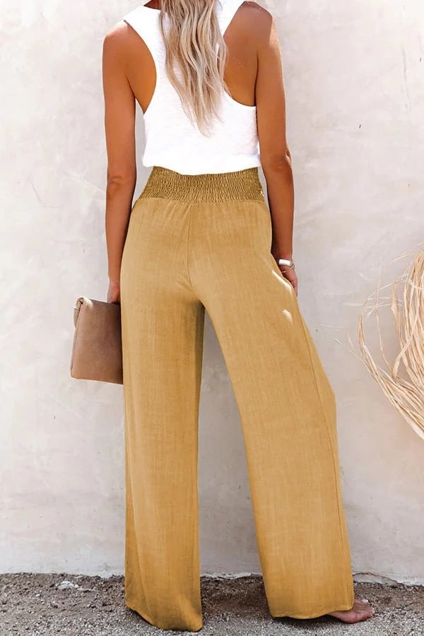 Briar – Pantalon Taille Haute Coupe Décontractée