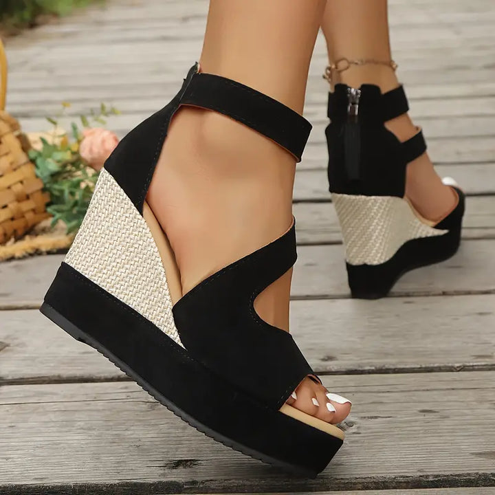Valencia - Sandales Orthopédiques à Talons Wedge