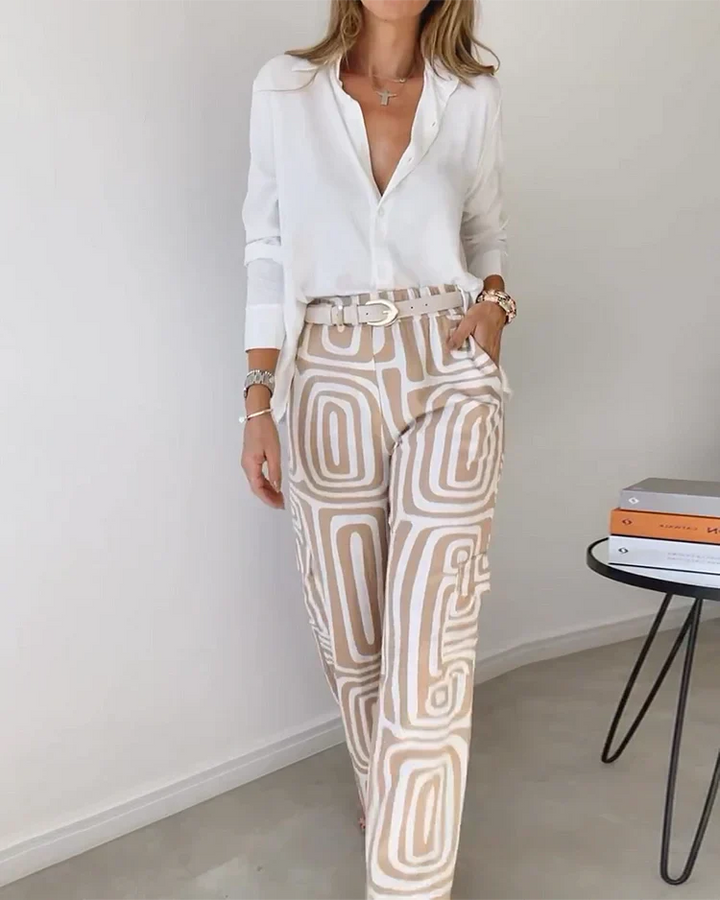 Brynn™ | Ensemble Chemise et Pantalon Pratique