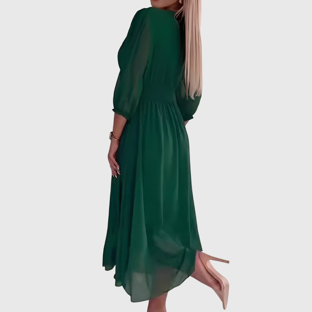 Chloe™ | Légère Robe en Chiffon de Soie