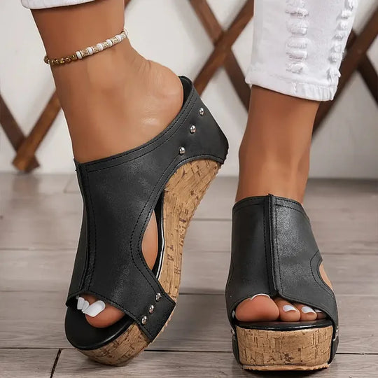Lillian™ | Sandales Orthopédiques Confort Wedge