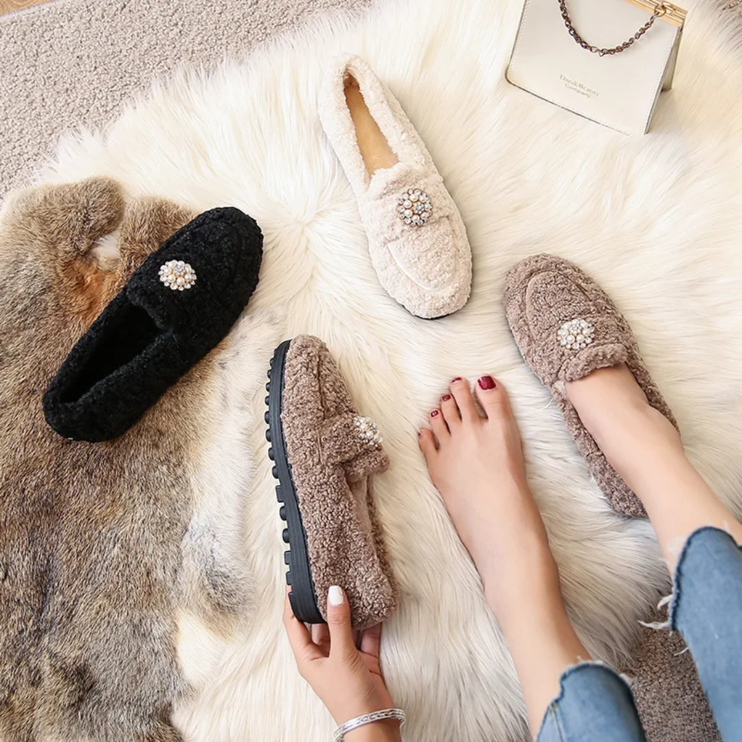 ALBA | Confortables Mocassins en Perles