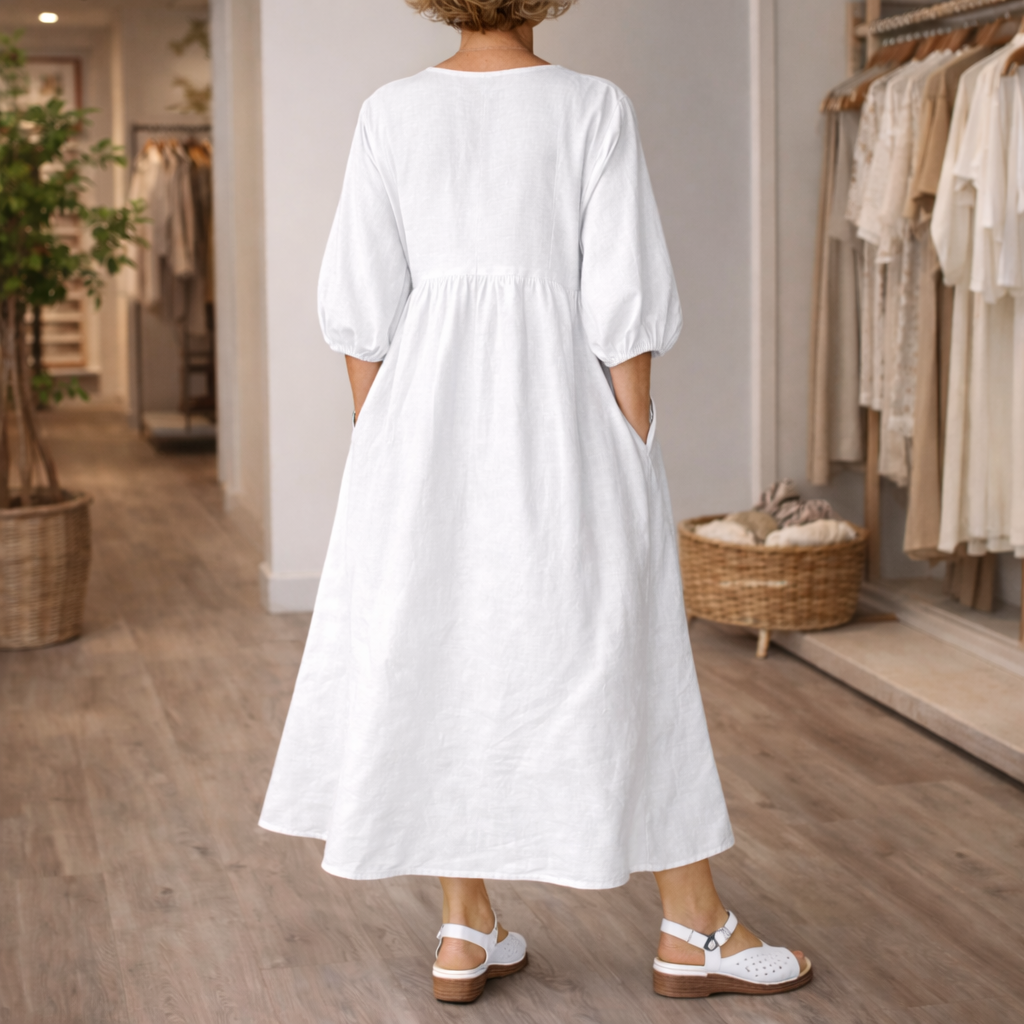 LILLIAN | MAXI ÉLÉGANT À ENCOLURE EN V