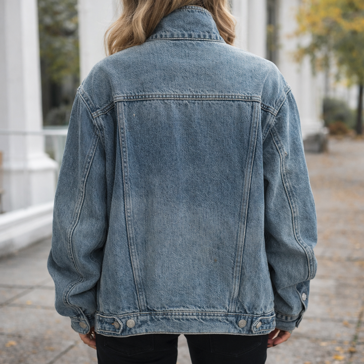 SARAH™ – Veste Asymétrique à Boutons de Style Urbain