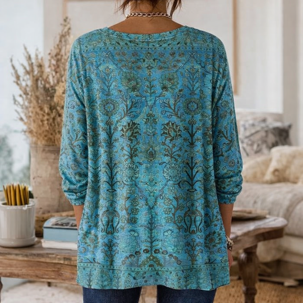 Blouse Décontractée Vintage