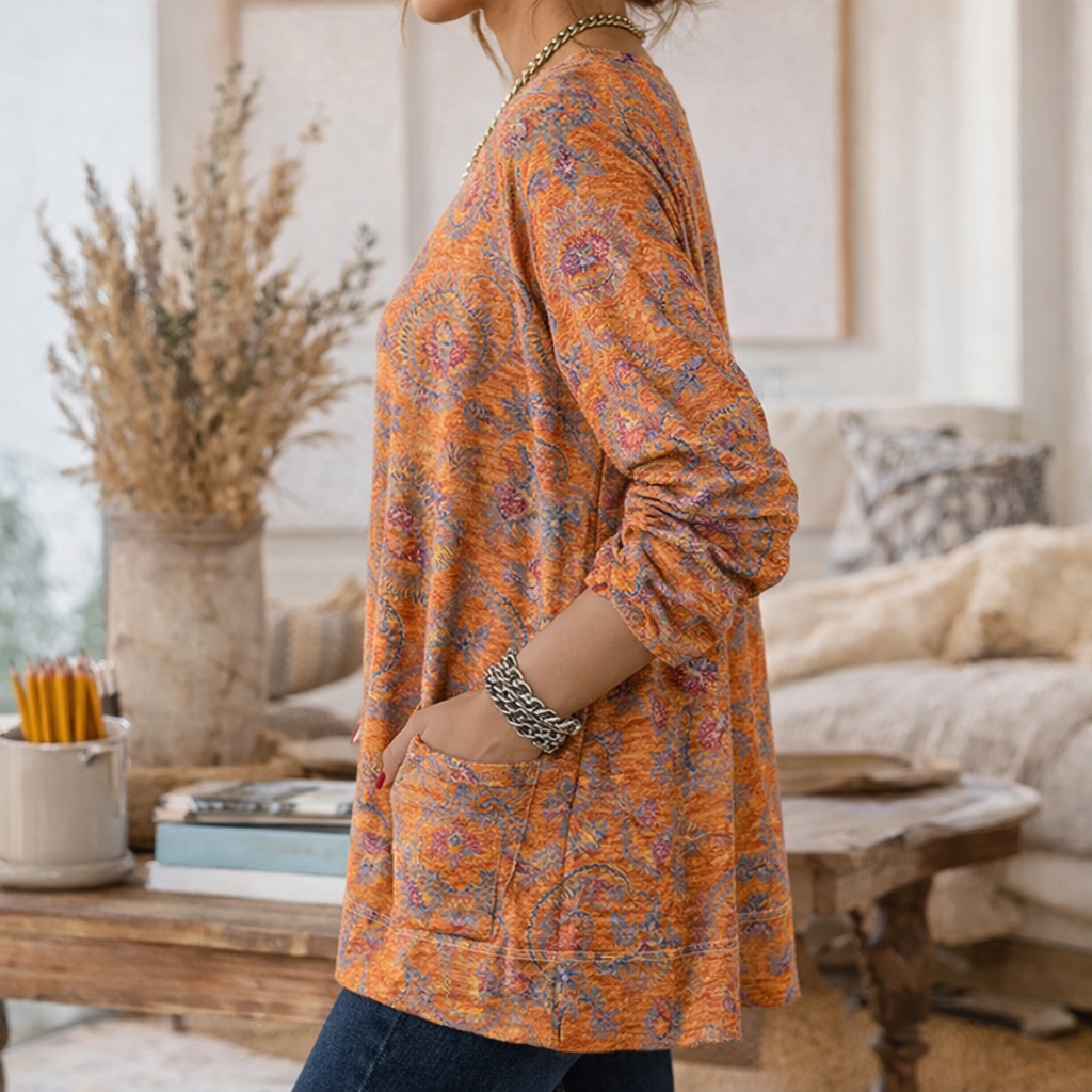 Blouse Vintage Décontractée