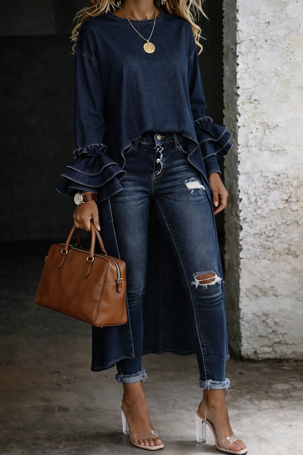 Ashleyy | Casual High Neck Blouse