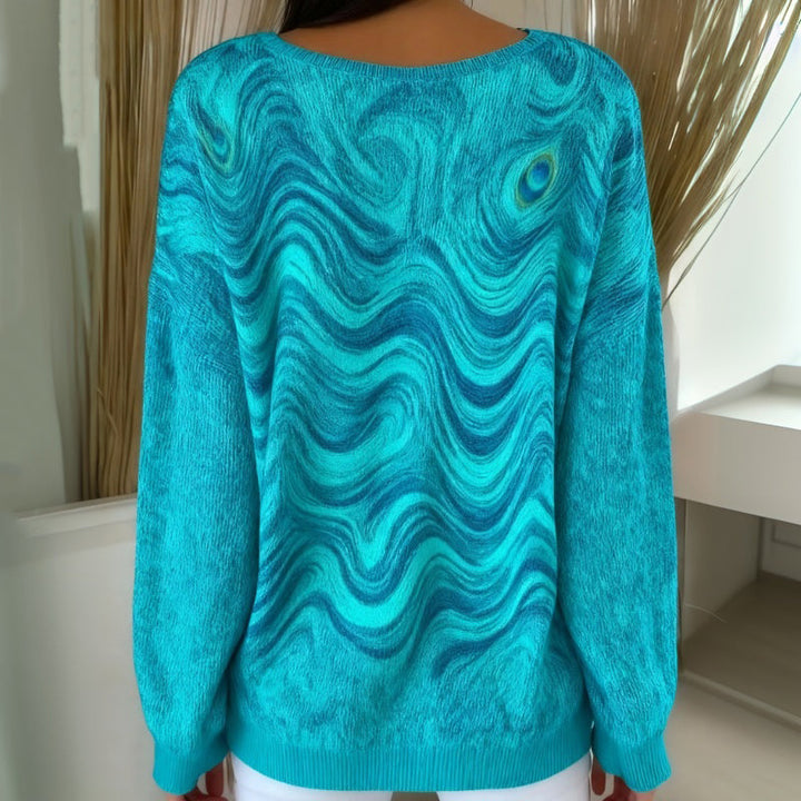 Nyella – T-shirt décontracté avec motif dégradé