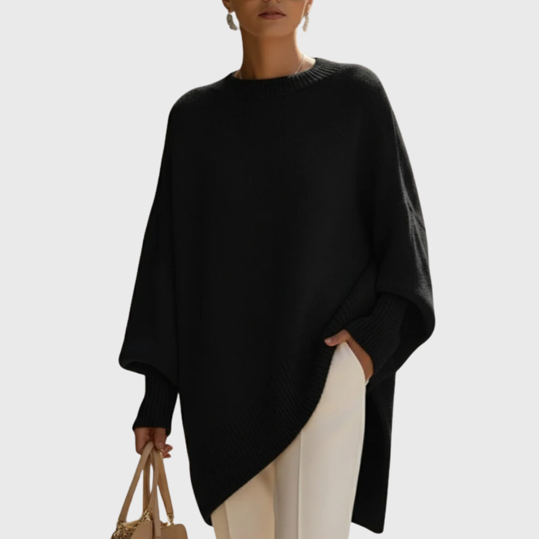 Livia I Oversized Poncho Sweater