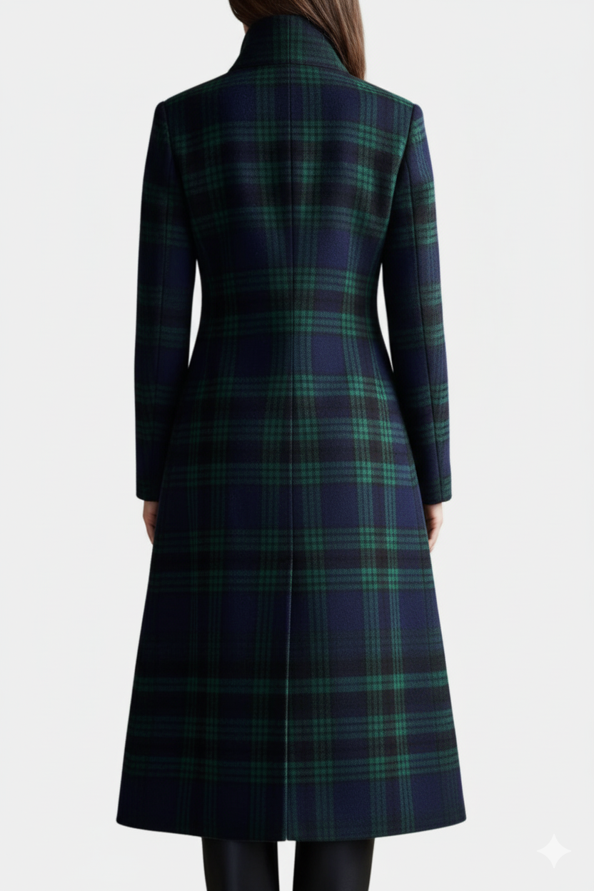 Audrey™ | Manteau Élegant à Carreaux Classique