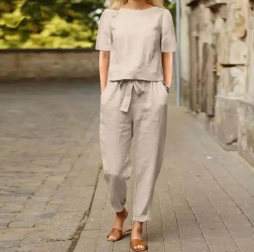 Hailey™ | Ensemble à manches courtes en deux pièces
