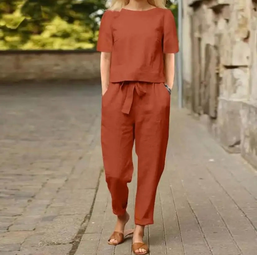 Hailey™ | Ensemble à manches courtes en deux pièces