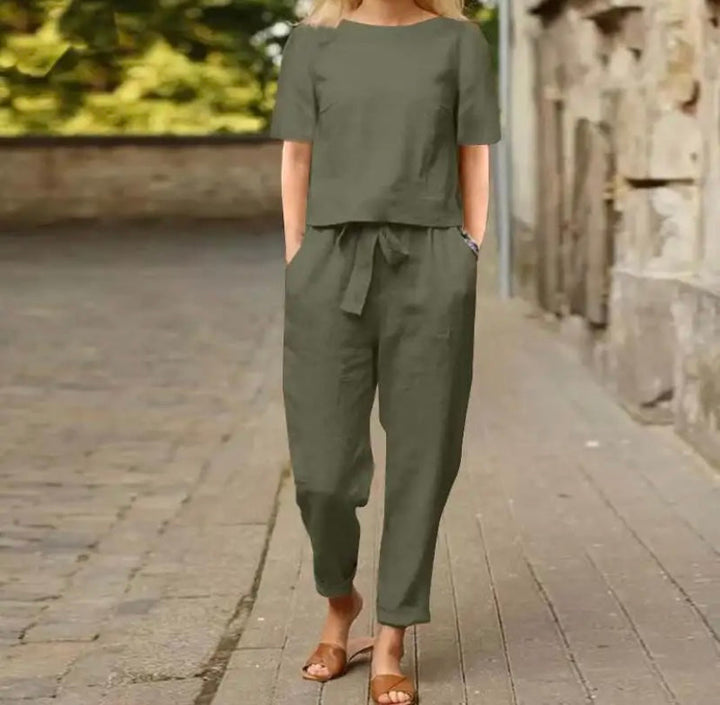 Hailey™ | Ensemble à manches courtes en deux pièces