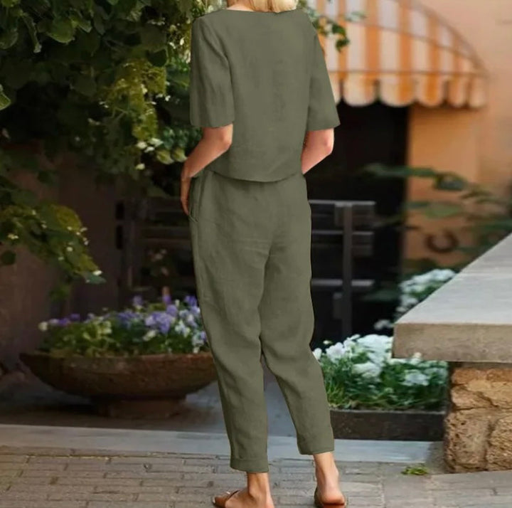 Hailey™ | Ensemble à manches courtes en deux pièces
