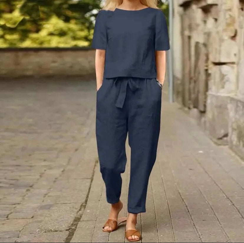 Hailey™ | Ensemble à manches courtes en deux pièces
