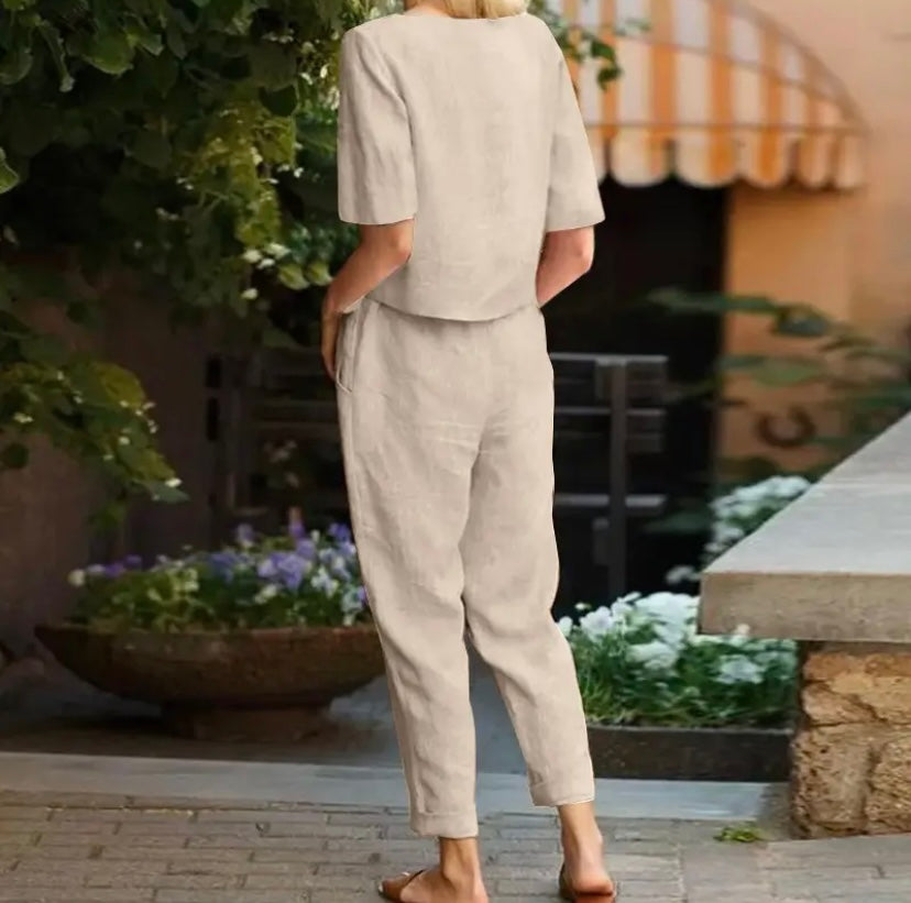 Hailey™ | Ensemble à manches courtes en deux pièces