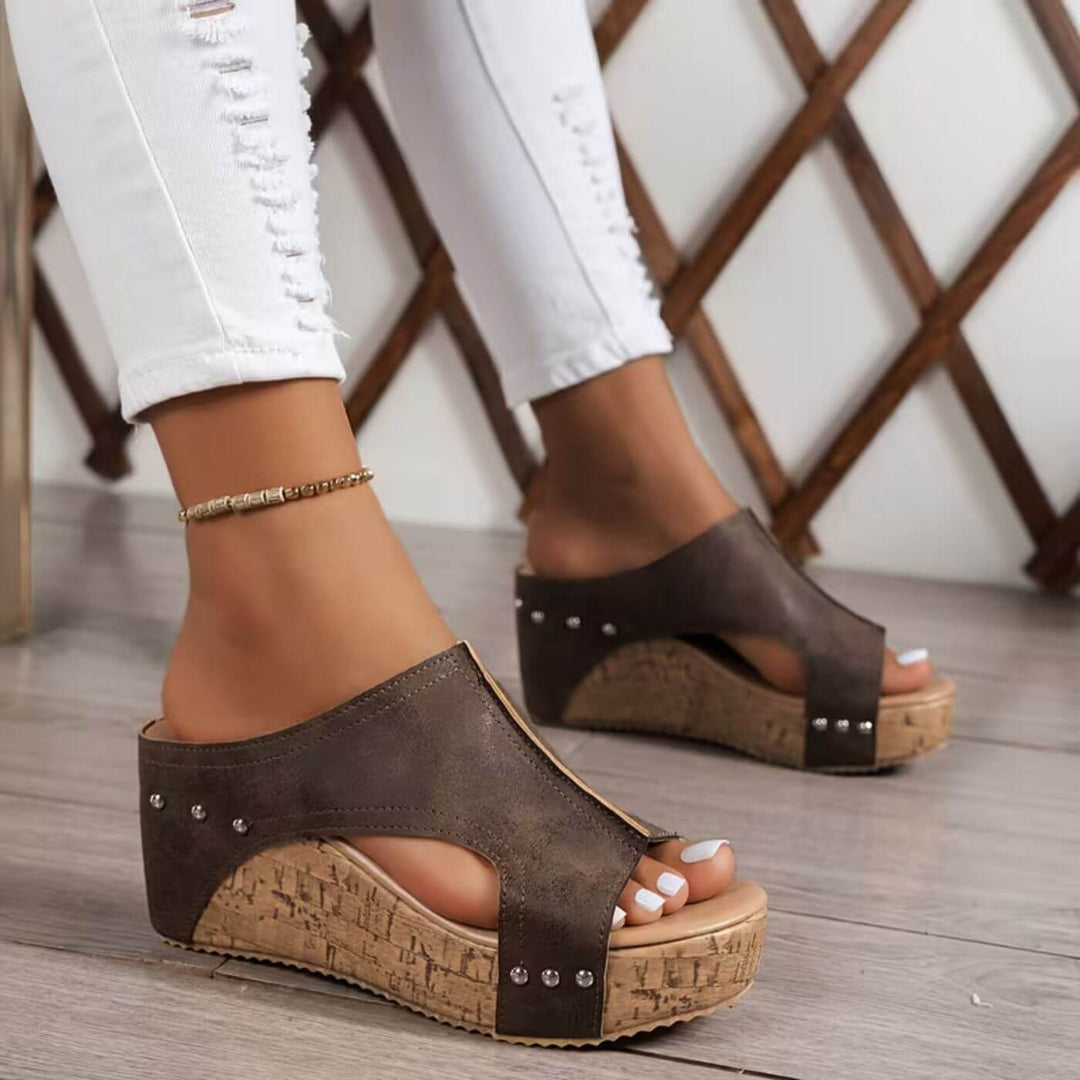 Lillian™ | Sandales Orthopédiques Confort Wedge