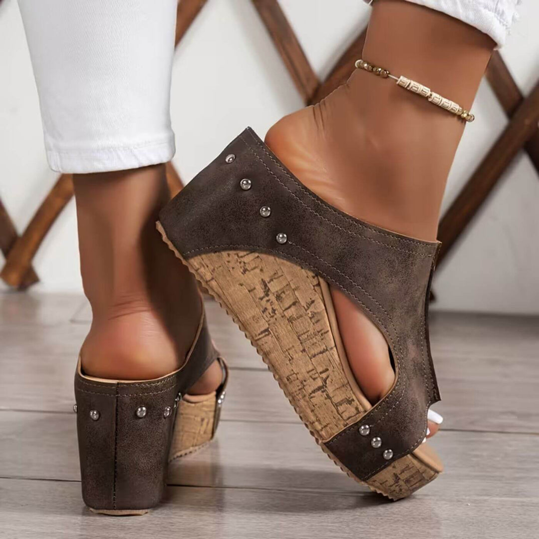 Lillian™ | Sandales Orthopédiques Confort Wedge