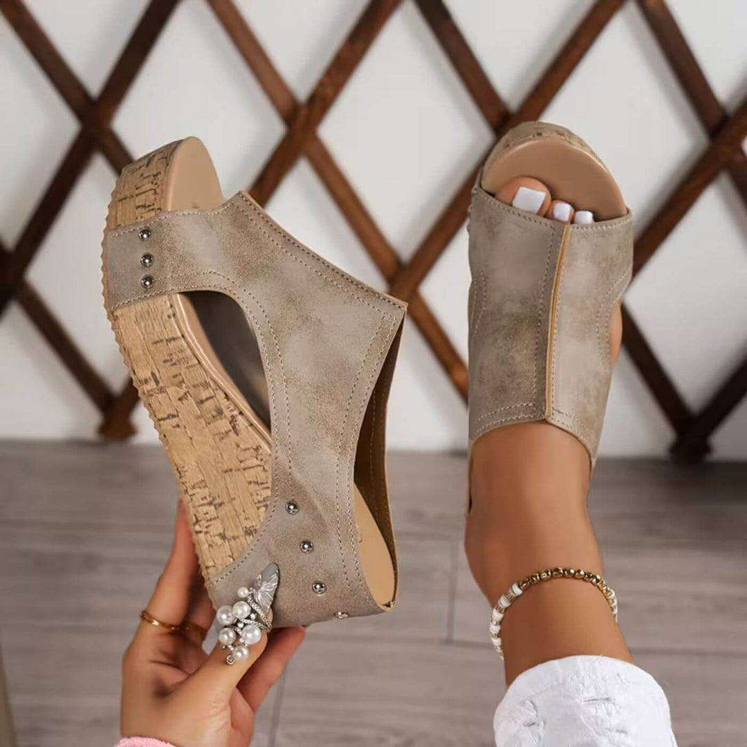 Lillian™ | Sandales Orthopédiques Confort Wedge