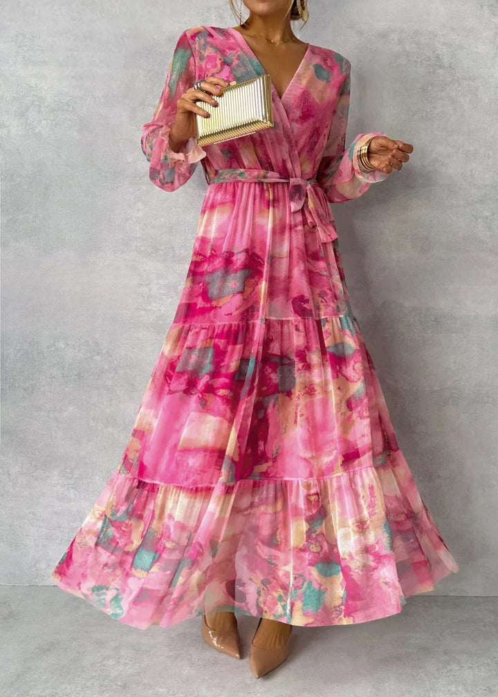 Hazel™ | Robe portefeuille à motifs floraux