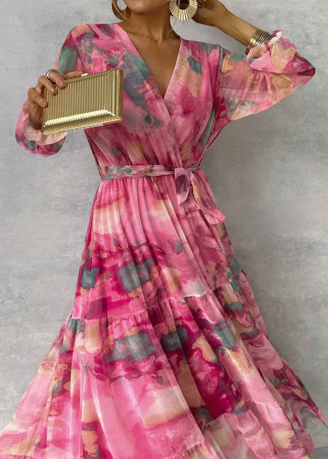 Hazel™ | Robe portefeuille à motifs floraux