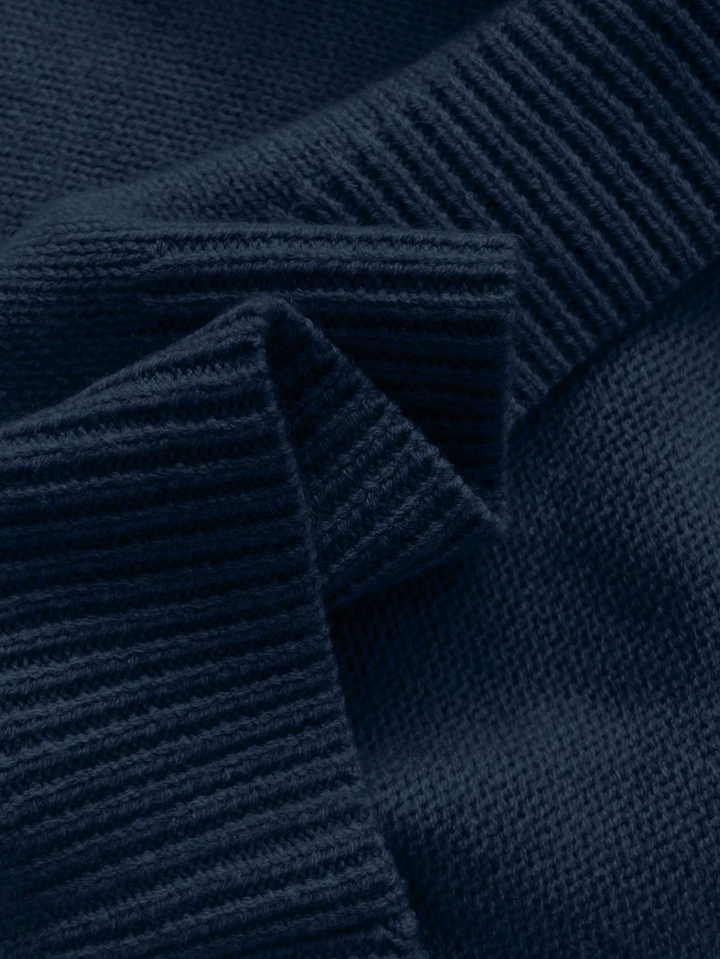 Blouse en Tricot avec Col en Dentelle Elicera