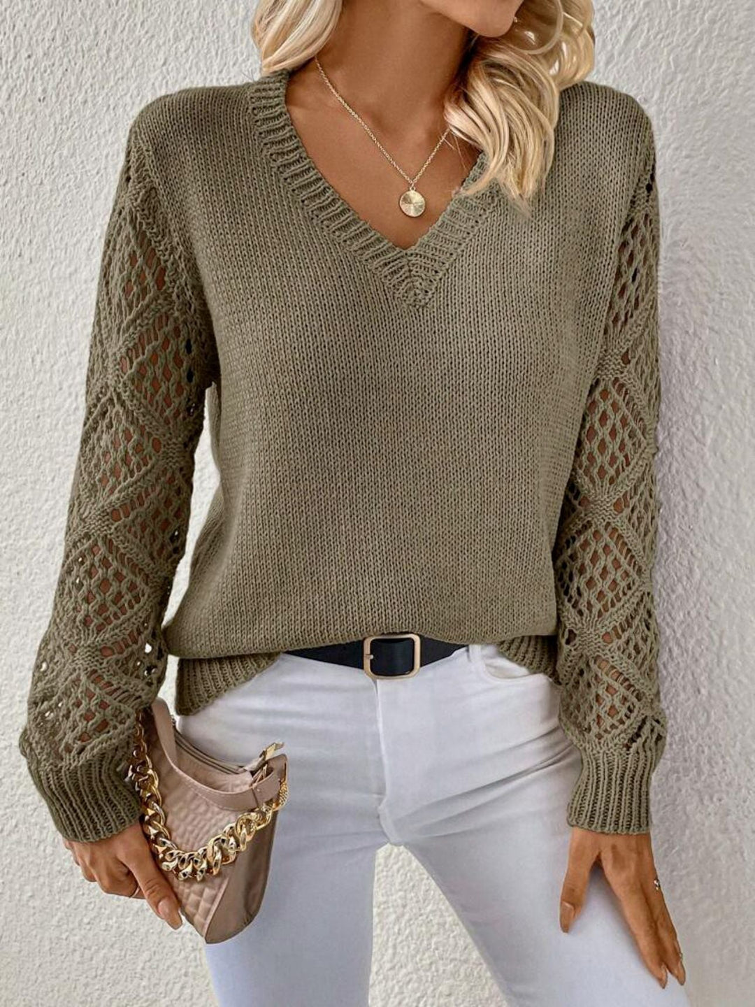 Pull Doux Elizabeth à Col en VV