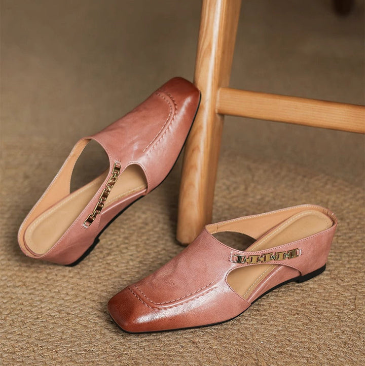 Mules en cuir Avella