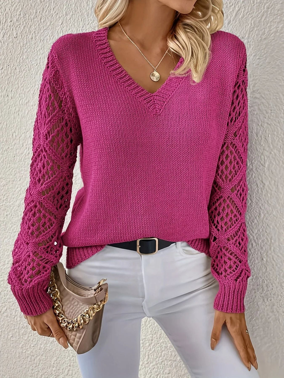 Pull Doux Elizabeth à Col en VV