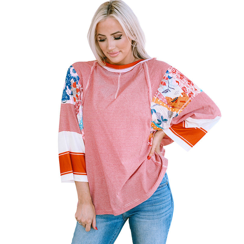 BAILEY™ – Léger Haut Batwing en Patchworkk
