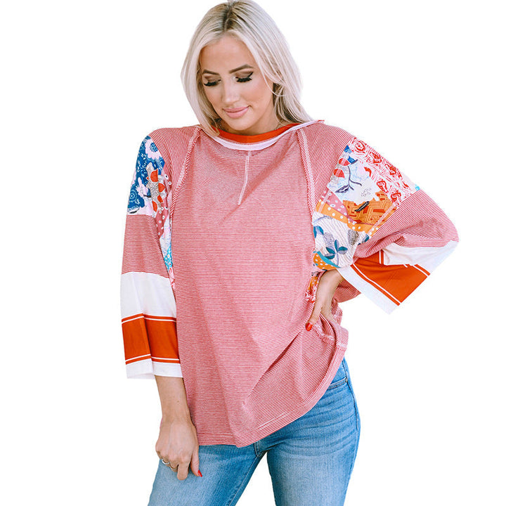 BAILEY™ – Léger Haut Batwing en Patchworkk