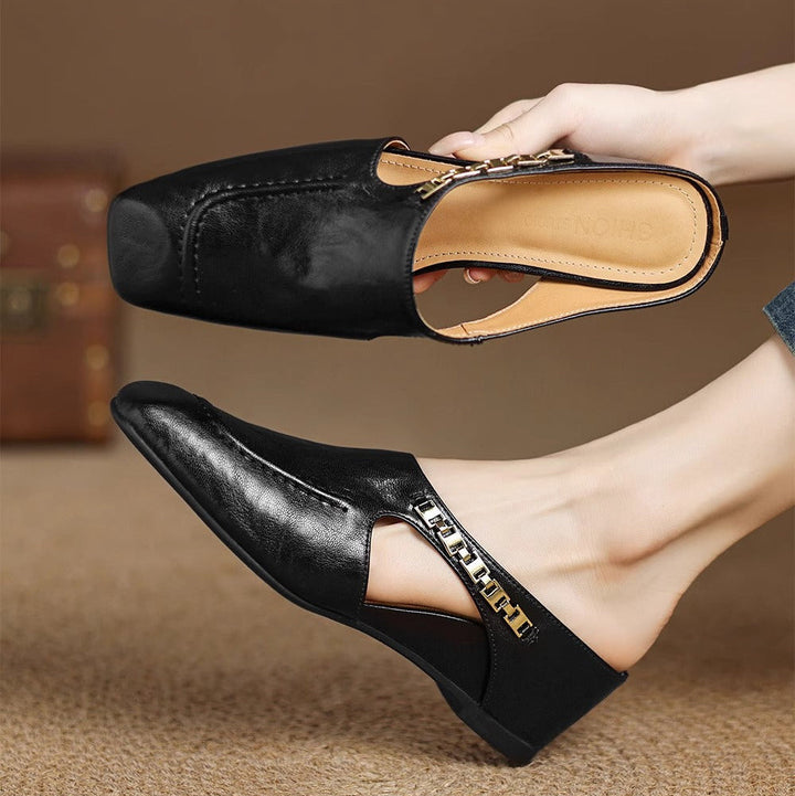 Mules en cuir Avella