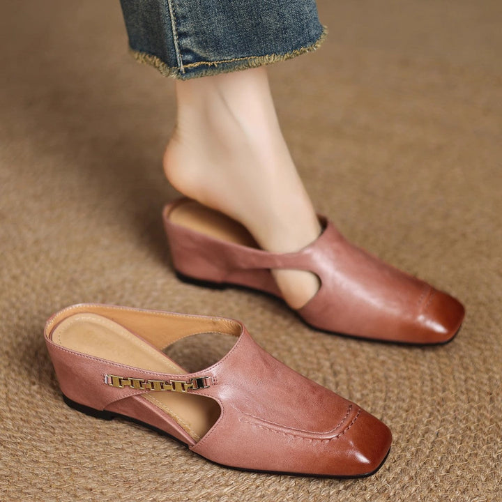 Mules en cuir Avella