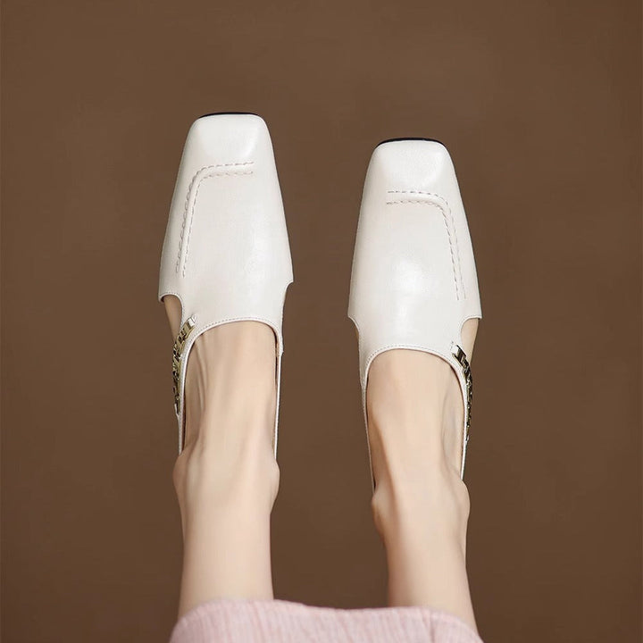 Mules en cuir Avella