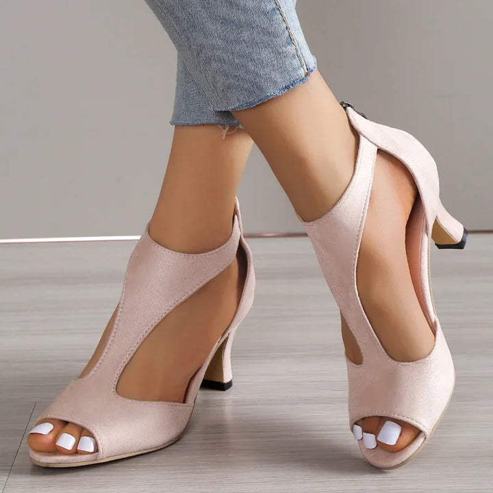 ALANA™ – Élégantes Sandales à Talons Ouverts