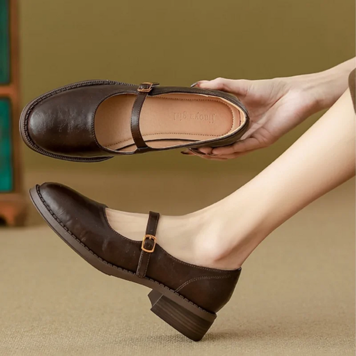 Classiques Confort en Cuir Mary Janes