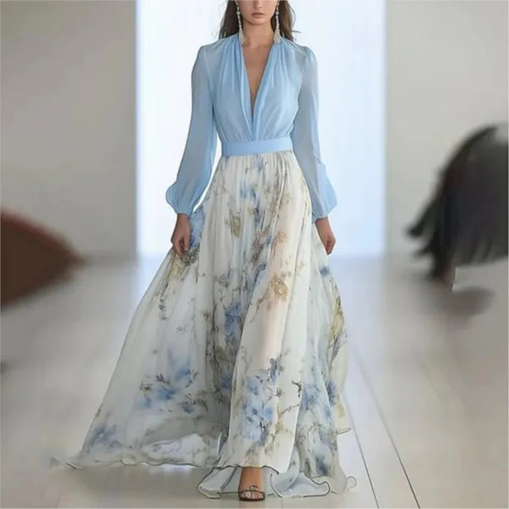 Madeline | Maxi Robe Bohémienne à Imprimé Floral