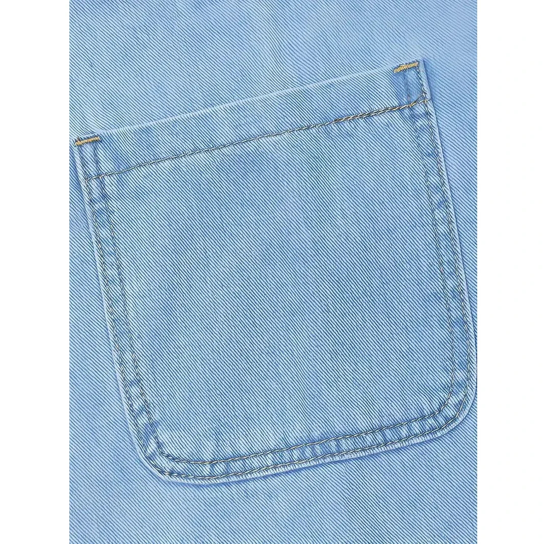 Robe Saylor™ Style Denim Décontracté