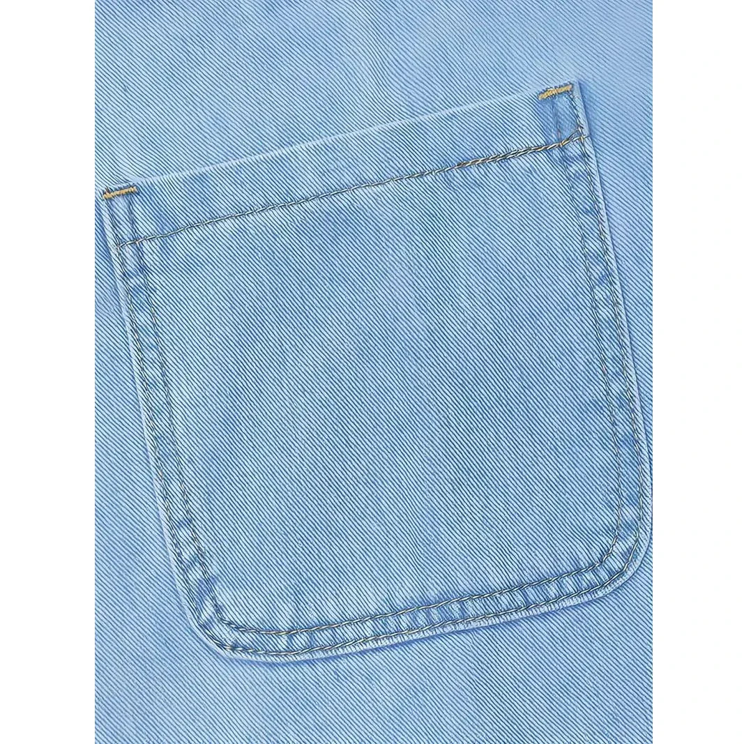 Robe Saylorr™ Style Denim Décontracté