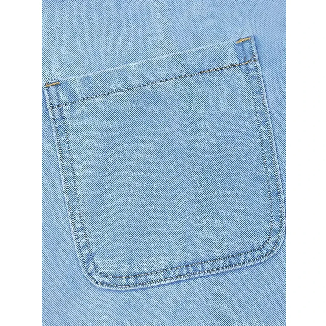 Robe Saylorr™ Style Denim Décontracté