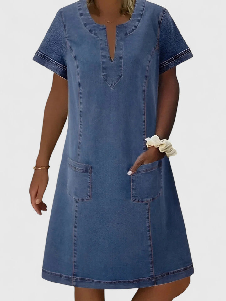 Christine | Élégante Robe en Jean