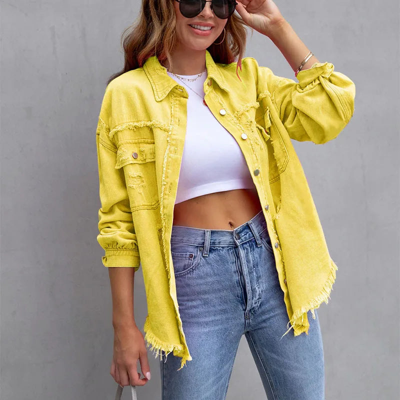 Alya | Veste en Denim de Haute Qualité