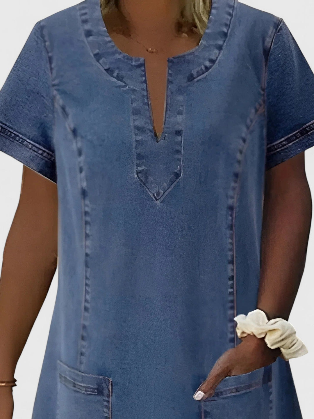 Christine | Élégante Robe en Jean