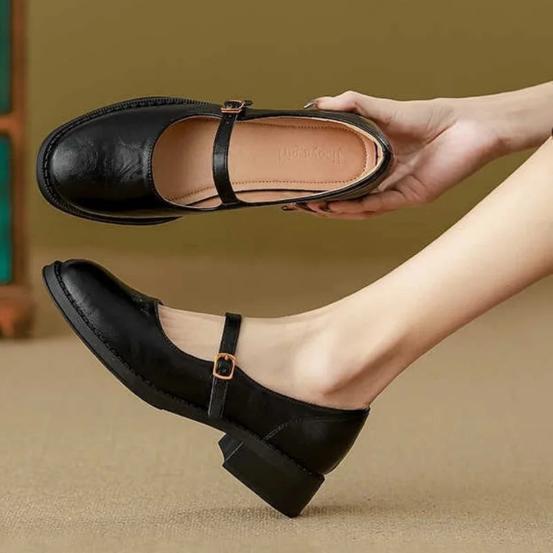 Classiques Confort en Cuir Mary Janes