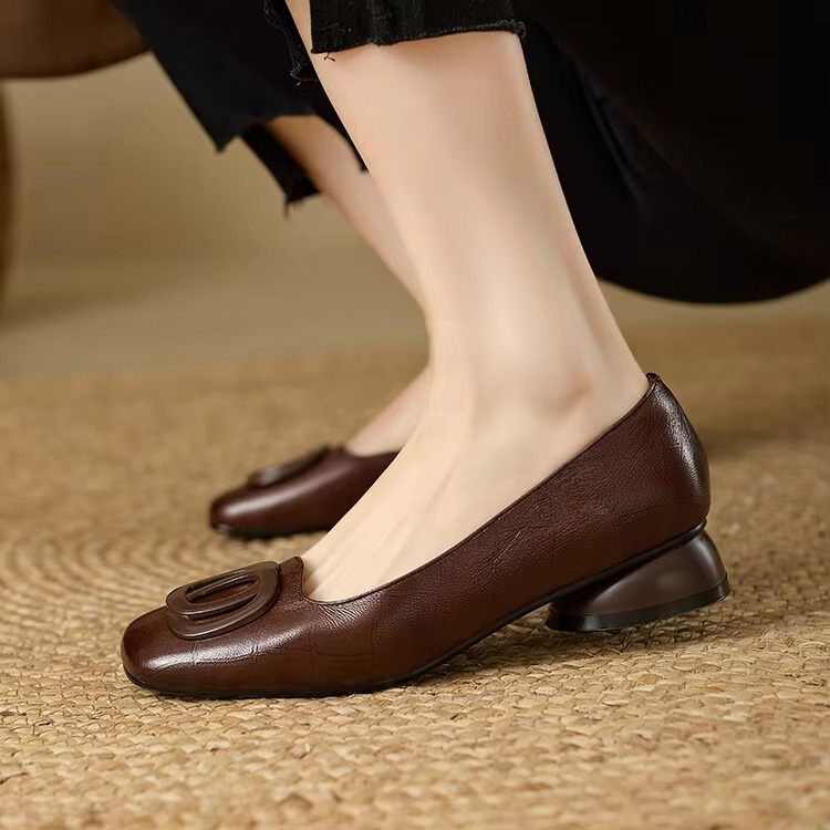 Opium - Ballerines en cuir